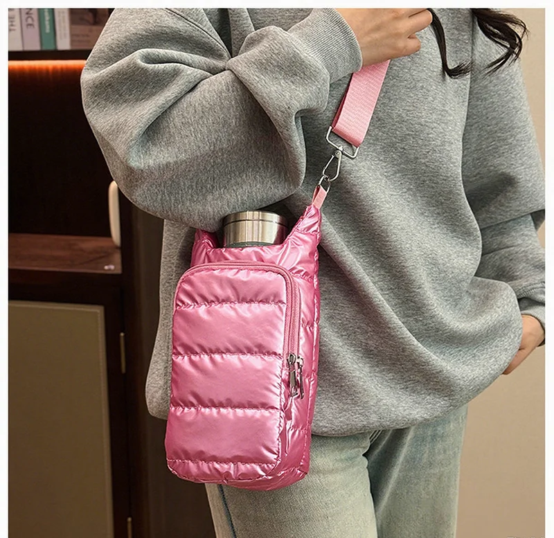 Autumn Winter Water Bottle Bag Thickened Thermal Water Bottle Cover Outdoor Sports Portable Water Bottle SleeveChristmas Gifts