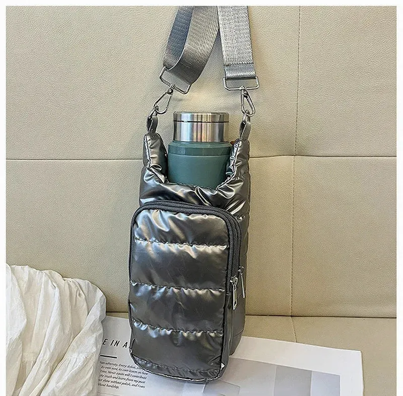 Autumn Winter Water Bottle Bag Thickened Thermal Water Bottle Cover Outdoor Sports Portable Water Bottle SleeveChristmas Gifts
