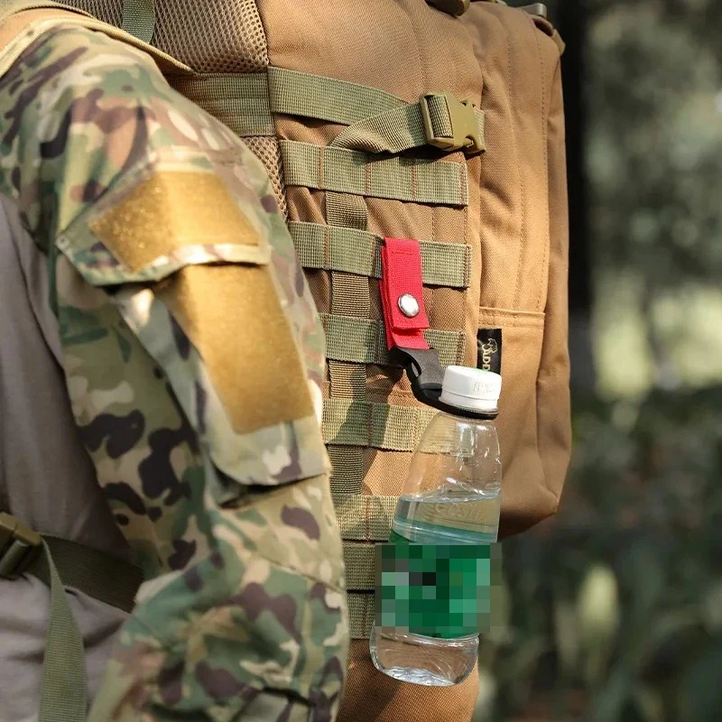 Outdoor sports drink bottle holder strap mount climbing clip portable water bottle hook mineral water clip