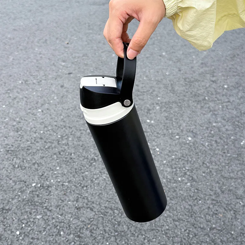 1pc Sports Cycling Water Bottle, 750ML Large Capacity Dual-Drinking Sports Water Bottle, Outdoor Portable Water Bottle