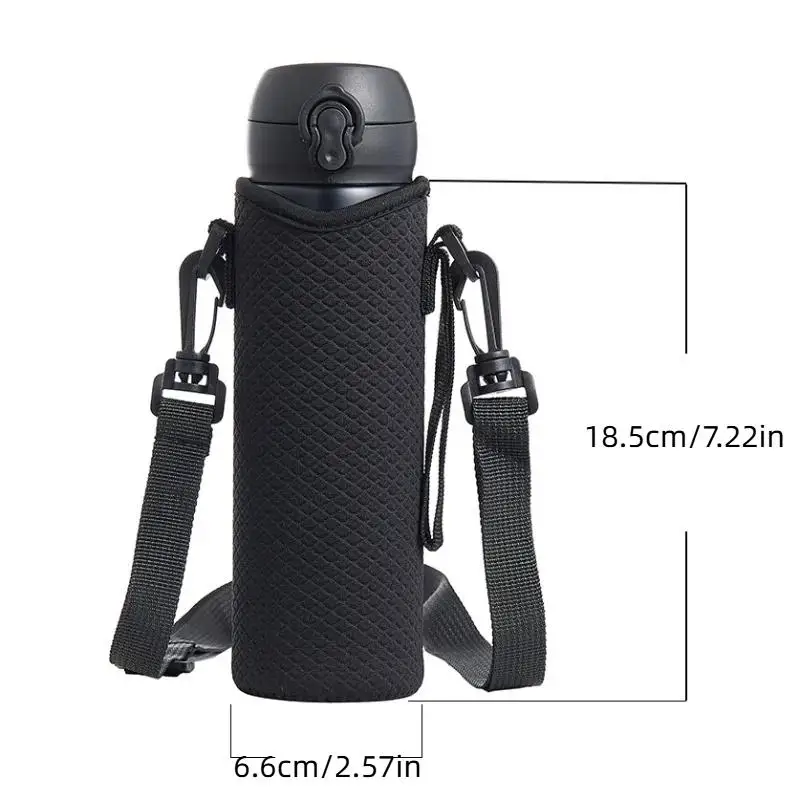 Portable Water Bottle Cover Insulated Bag Portable With Strap Water Bottle Case Cup Sleeve Vacuum Cup Sleeve Camping Accessories