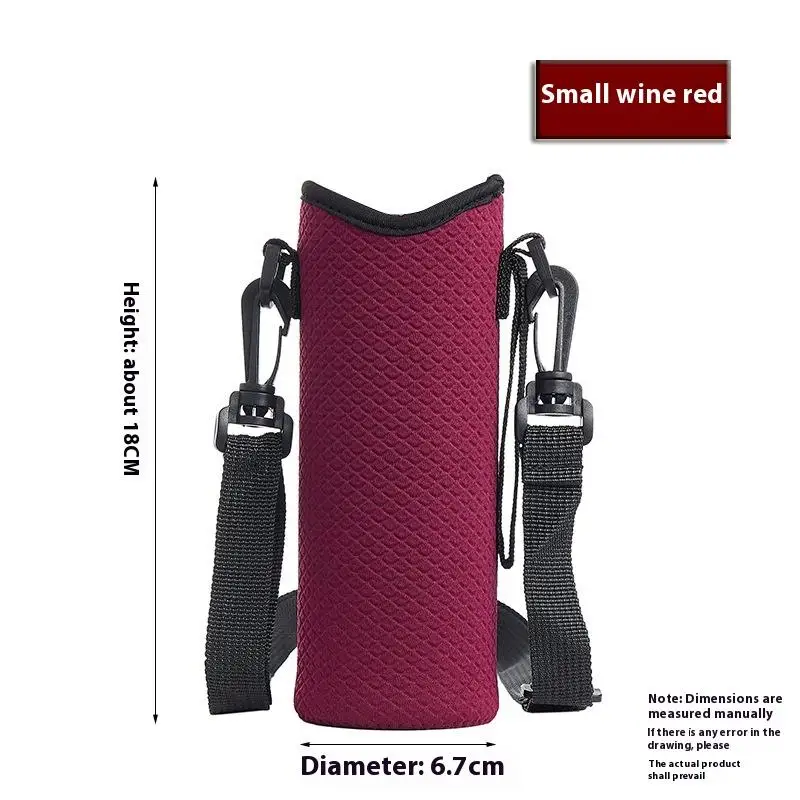 Portable Water Bottle Cover Insulated Bag Portable With Strap Water Bottle Case Cup Sleeve Vacuum Cup Sleeve Camping Accessories