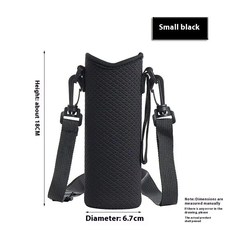 Portable Water Bottle Cover Insulated Bag Portable With Strap Water Bottle Case Cup Sleeve Vacuum Cup Sleeve Camping Accessories