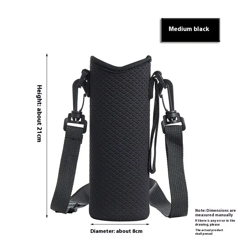 Portable Water Bottle Cover Insulated Bag Portable With Strap Water Bottle Case Cup Sleeve Vacuum Cup Sleeve Camping Accessories