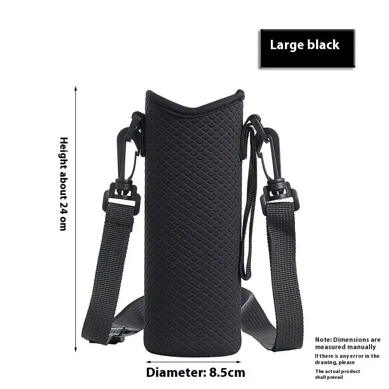 Portable Water Bottle Cover Insulated Bag Portable With Strap Water Bottle Case Cup Sleeve Vacuum Cup Sleeve Camping Accessories
