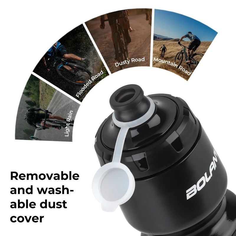 BOLANY 750ML Sports Bottle 10th Rubber Transparent Plastic with lid Bottle Portable Squeeze Drinking Outdoor Cycling Kettle