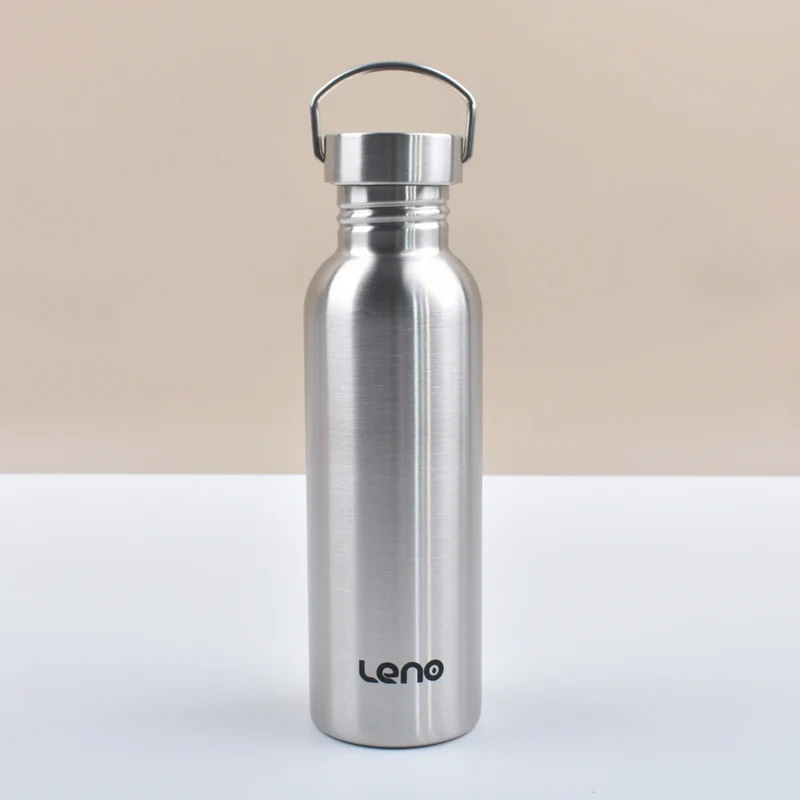 Stainless Steel Water Bottle 350-2000ml Big Mouth Single Wall Drinking Bottle Sports Bottle Flasks with All Steel Lid
