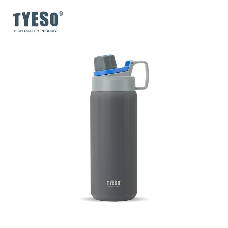 Tyeso Vacuum Flask for Men Women Stainless Steel Outdoor Water Bottles for Cycling Hiking 750ml 900ml Portable Water Bottle