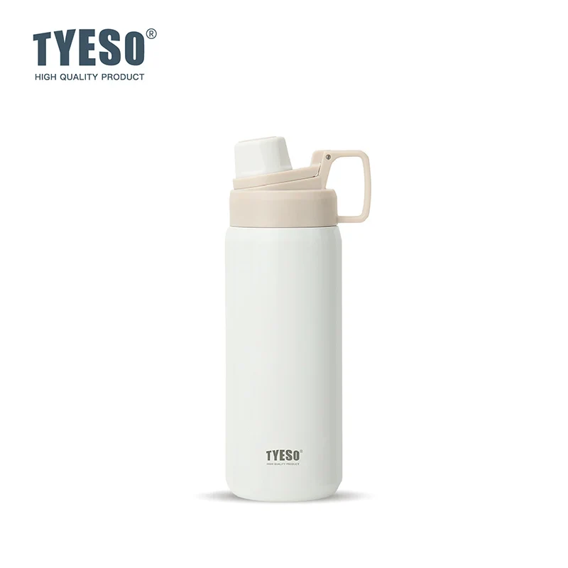 Tyeso Vacuum Flask for Men Women Stainless Steel Outdoor Water Bottles for Cycling Hiking 750ml 900ml Portable Water Bottle