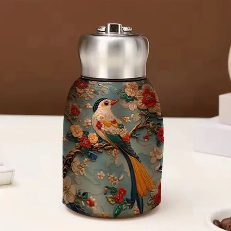 Creative Gift 316 Stainless Steel Insulated Cup 300ml Leak Proof Coffee Mug Durable Portable Water Bottle Outdoor Hiking