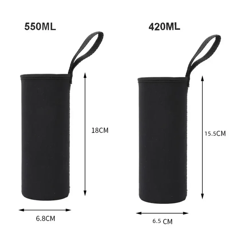 High Quality Portable Water Bottle Cover Anti-fall Neoprene Water Bottle Case Creative Elastic Vacuum Cup Sleeve Outdoor