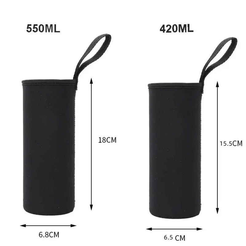 High Quality Portable Water Bottle Cover Anti-fall Neoprene Water Bottle Case Creative Elastic Vacuum Cup Sleeve Outdoor