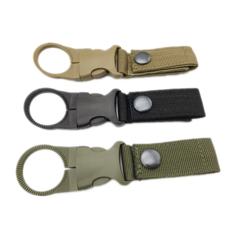 1/2/5pcs Hanging Bottle Buckle Clip Carabiner Portable Water Bottle Holder Clip Belt Backpack Hanger for Outdoor Camp Hiking