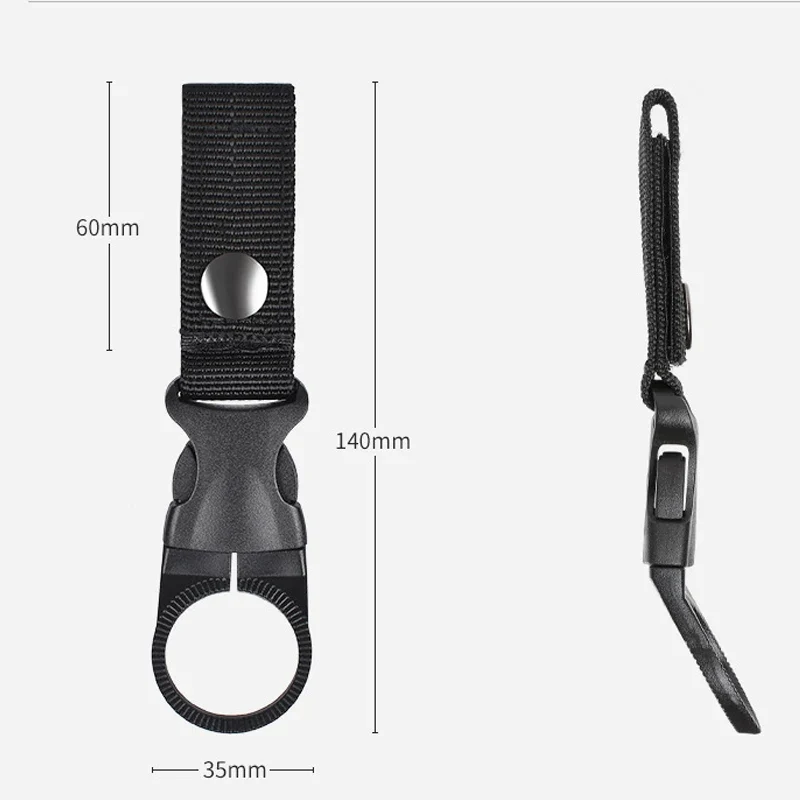 1/2/5pcs Hanging Bottle Buckle Clip Carabiner Portable Water Bottle Holder Clip Belt Backpack Hanger for Outdoor Camp Hiking