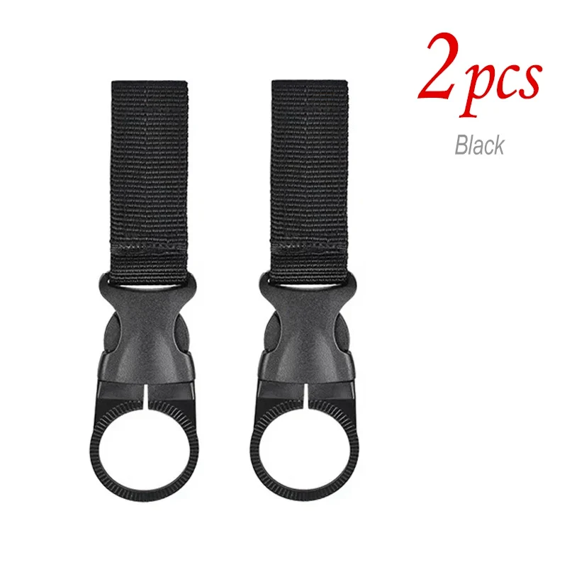 1/2/5pcs Hanging Bottle Buckle Clip Carabiner Portable Water Bottle Holder Clip Belt Backpack Hanger for Outdoor Camp Hiking