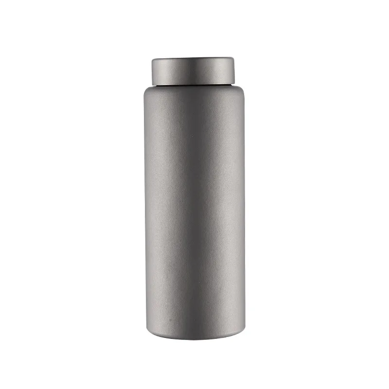 750ml Business Thermos Cup With Tea Separator,Double Layer Pure Titanium Vacuum Flasks,High-end Drinkware,Portable Water Bottle