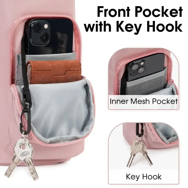 New Portable Water Bottle Carrier Bag Adjustable Outdoor Shoulder Bag Bottle Accessories with Straps Water Bottle Sleeve