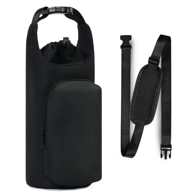 New Portable Water Bottle Carrier Bag Adjustable Outdoor Shoulder Bag Bottle Accessories with Straps Water Bottle Sleeve