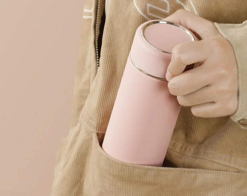300ML Mini Insulated Cup 316 Stainless Steel Women's Small Portable Water Bottle Water Cup Women's Small Pocket Cup