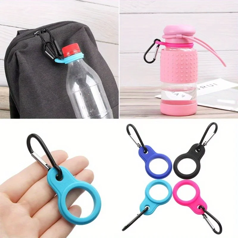 Climbing Bottle Holder Hanging Buckle Running Outdoor Sports Bottle Hook Bottle Clip Buckle Tool Silicone