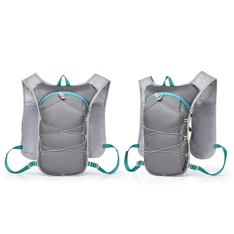 Running Backpack Hiking Bag Breathable Waterproof Portable Water Bottle Backpack Cycling Backpack for Camping, Adventure