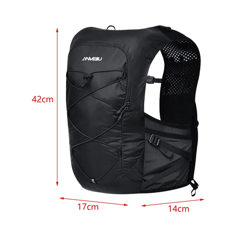 Running Backpack Hiking Bag Breathable Waterproof Portable Water Bottle Backpack Cycling Backpack for Camping, Adventure