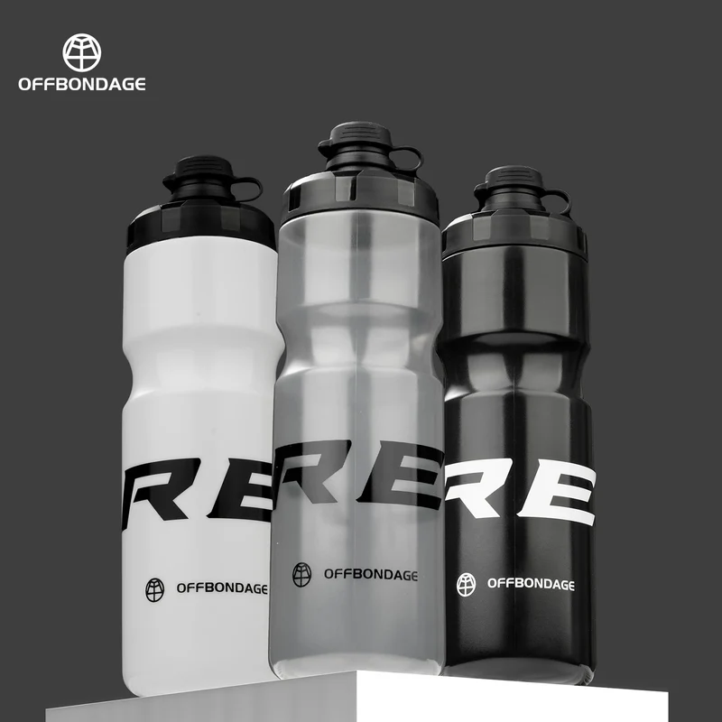 OFFBONDAGE Bicycle Water Bottle Squeezable Cycling Bottle Non-Deform Ultralight Sports Bottle Outdoor Camping Bike Drink Bottle