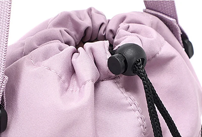 Portable Water Bottle Bag with Adjustable Strap Thermal Mugs Insulated Protective Cover Phone Pocket Outdoor Sports Travel Bag