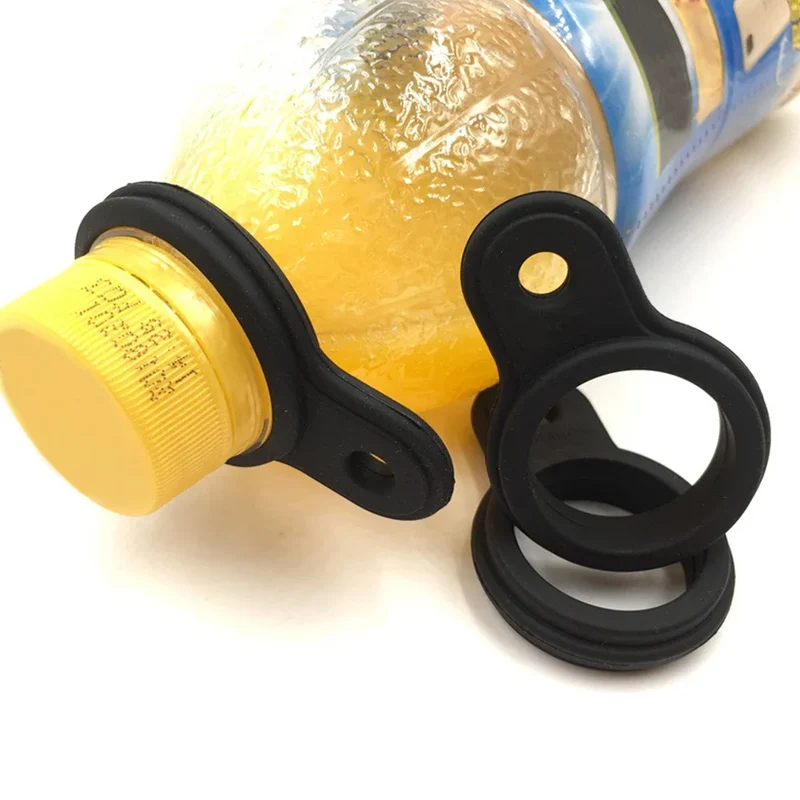 Silicone Kettle Hanging Buckle Carabiner Sports Water Bottle Holder Outdoor Camping Portable Water Bottle Hook Backpack Hanger