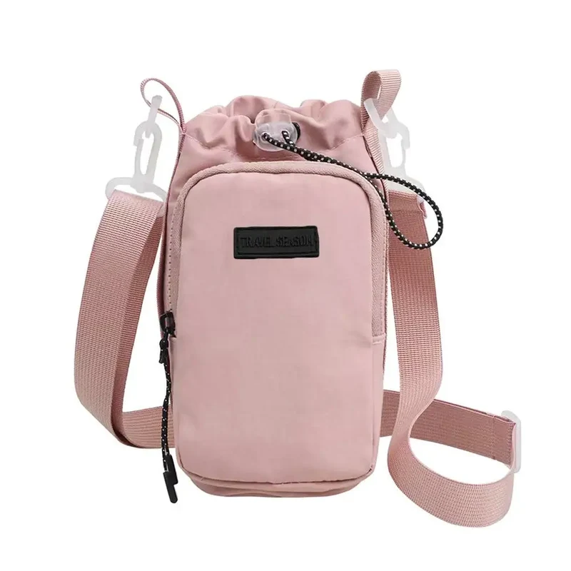 Portable Water Bottle Bag Water Bottle Holder With Adjustable Shoulder Strap Cup Insulated Protective Cover Cup Accessories