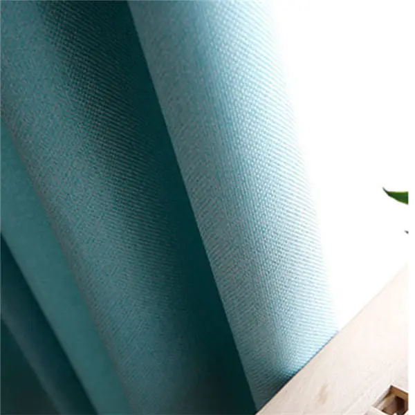 YCENTRE Faux Linen 70%-85% Shading Custom Made Insulating Modern Style Solid Color Blackout Curtain For Living Room Window