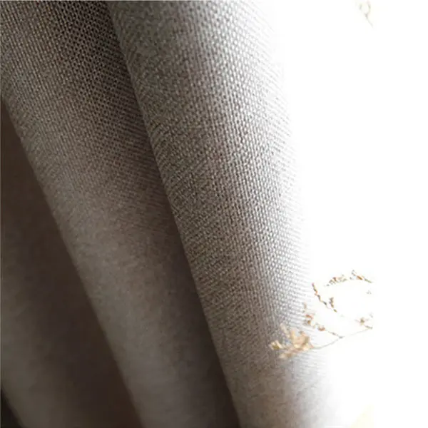 YCENTRE Faux Linen 70%-85% Shading Custom Made Insulating Modern Style Solid Color Blackout Curtain For Living Room Window