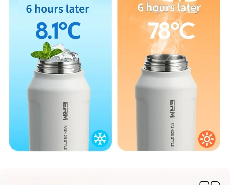 Large Capacity Waterbottle Insulated Flasks Stainless Steel Tumble Cycling Sports Portable Water Bottle for Men