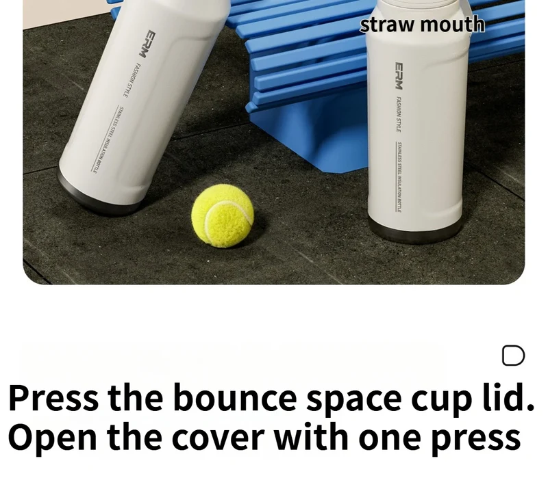 Large Capacity Waterbottle Insulated Flasks Stainless Steel Tumble Cycling Sports Portable Water Bottle for Men