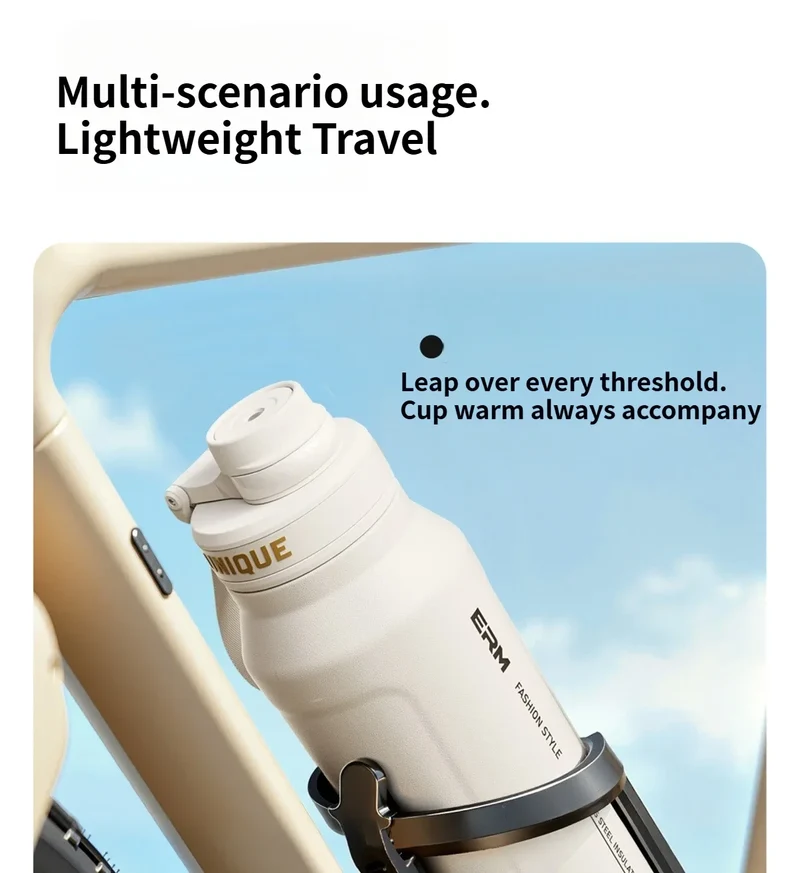 Large Capacity Waterbottle Insulated Flasks Stainless Steel Tumble Cycling Sports Portable Water Bottle for Men