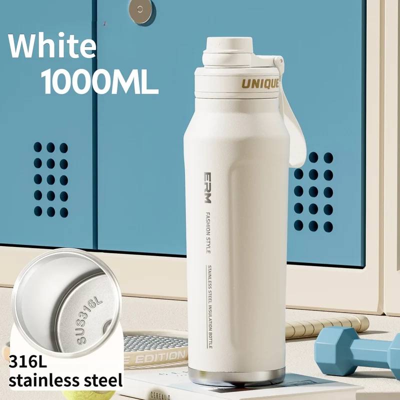 Large Capacity Waterbottle Insulated Flasks Stainless Steel Tumble Cycling Sports Portable Water Bottle for Men