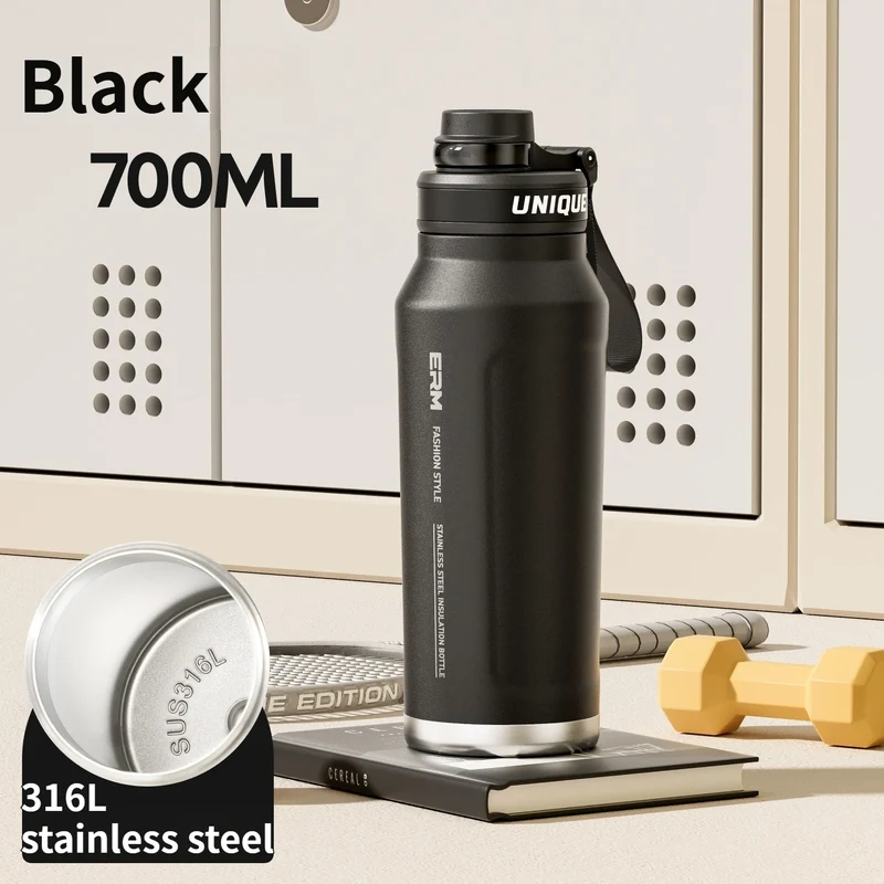 Large Capacity Waterbottle Insulated Flasks Stainless Steel Tumble Cycling Sports Portable Water Bottle for Men