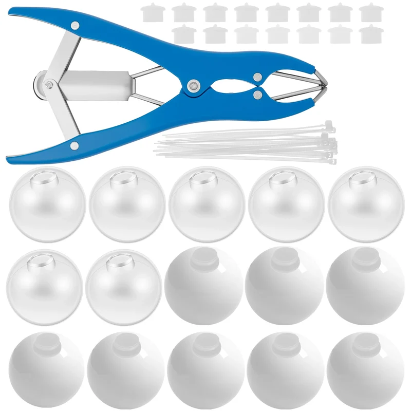 10/15/20Pcs DIY Stress Ball Kit Make Your Own Stress Toy Blank Pressure Ball Skin DIY Kit with Expander Tool for Adults Beginner