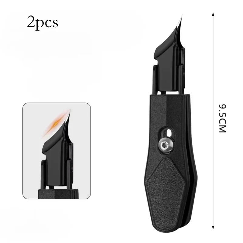 25° Slant Edge Nail Clipper Wide Opening Stainless Steel Professional Ingrown Toenail Tools Eagle Beak Oblique Toe Nail Trimmers