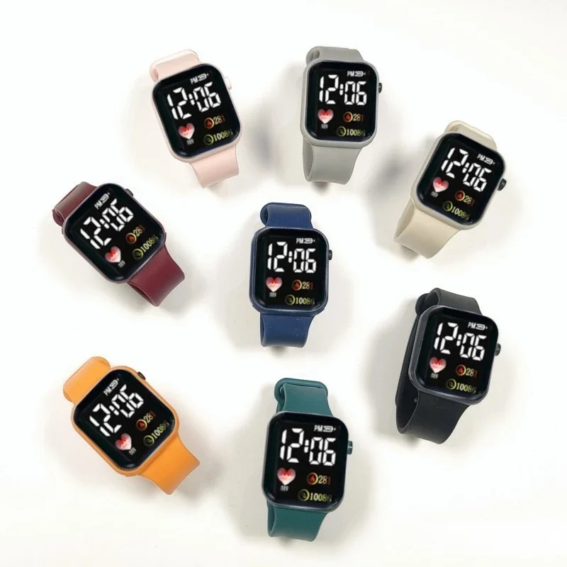 2026 New LED Electronic Watch Waterproof Digital Sports Wristwatch Fashion Casual Student Daily Outdoor Watch Relogio Feminino
