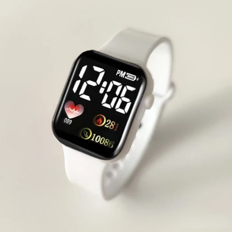 2026 New LED Electronic Watch Waterproof Digital Sports Wristwatch Fashion Casual Student Daily Outdoor Watch Relogio Feminino