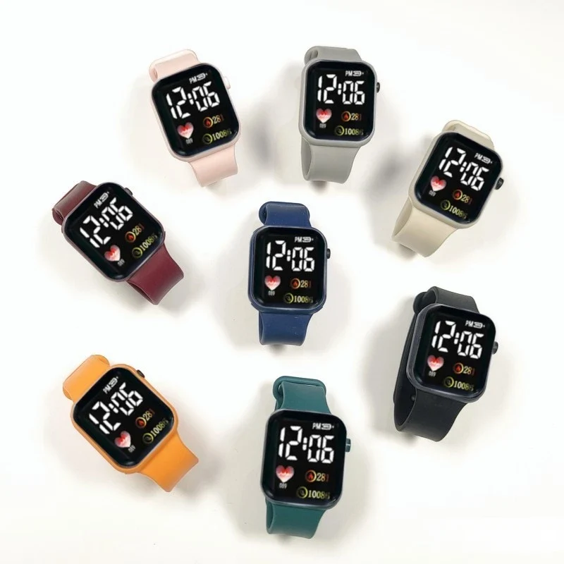 2026 New LED Electronic Watch Waterproof Digital Sports Wristwatch Fashion Casual Student Daily Outdoor Watch Relogio Feminino