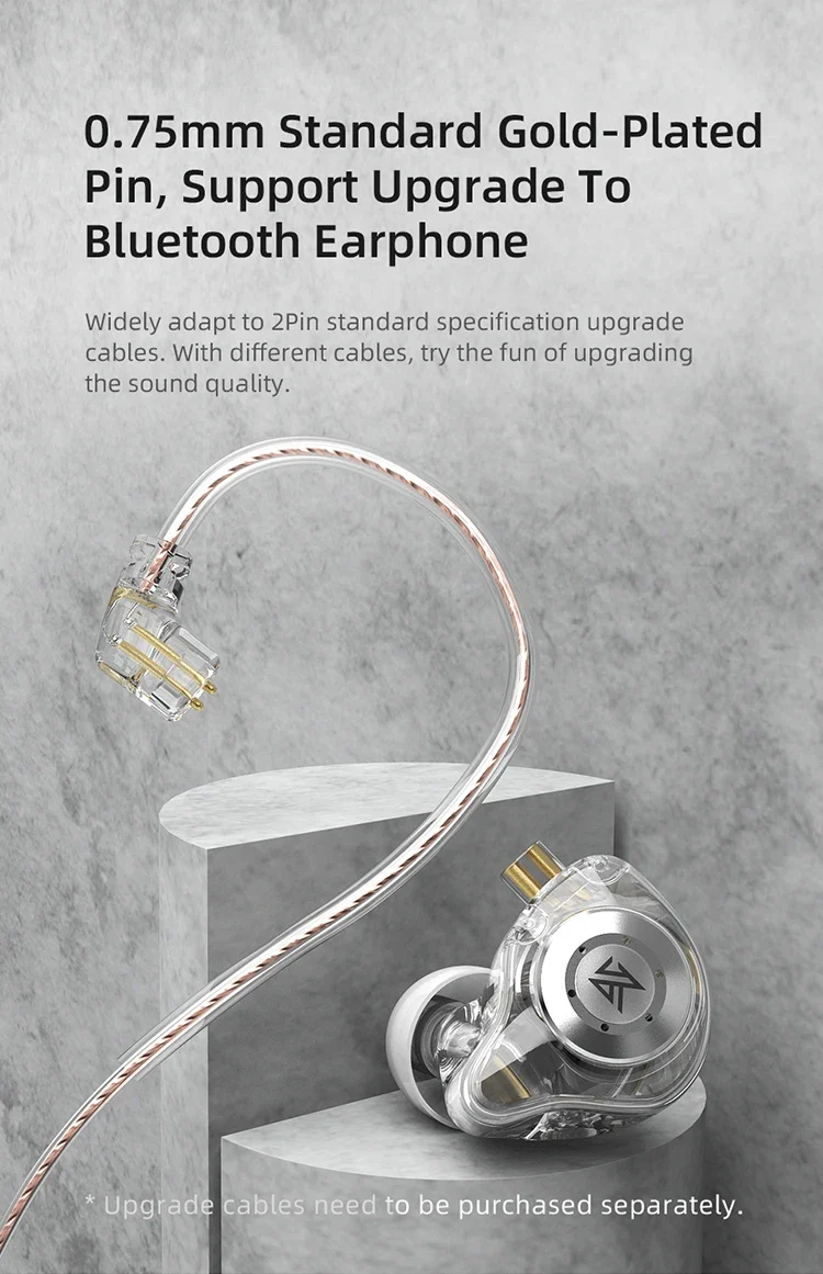 KZ EDX PRO In Ear Earphones Dynamic Earphones HIFI Music Sport Earbuds Sport Noise Cancelling Headset KZ EDX PRO DQ6 ZS10PRO MT1