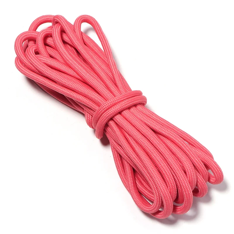 5yards/lot 5mm Colorful Polyester Braided Rope For Jewelry Making DIY Keychian Lanyard Bag Pendant Handcraft Accessories