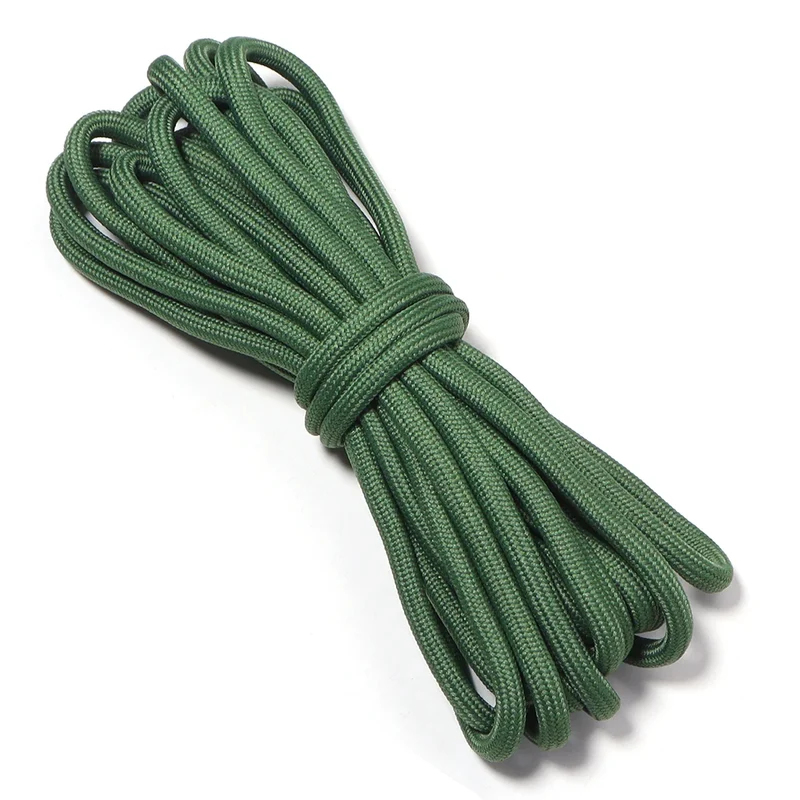 5yards/lot 5mm Colorful Polyester Braided Rope For Jewelry Making DIY Keychian Lanyard Bag Pendant Handcraft Accessories