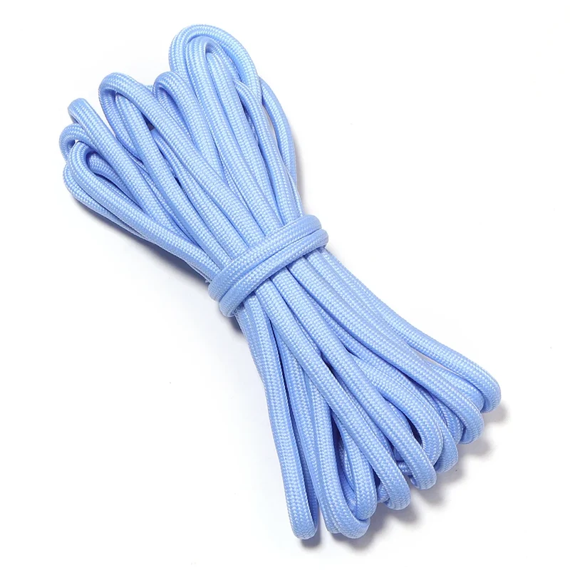 5yards/lot 5mm Colorful Polyester Braided Rope For Jewelry Making DIY Keychian Lanyard Bag Pendant Handcraft Accessories