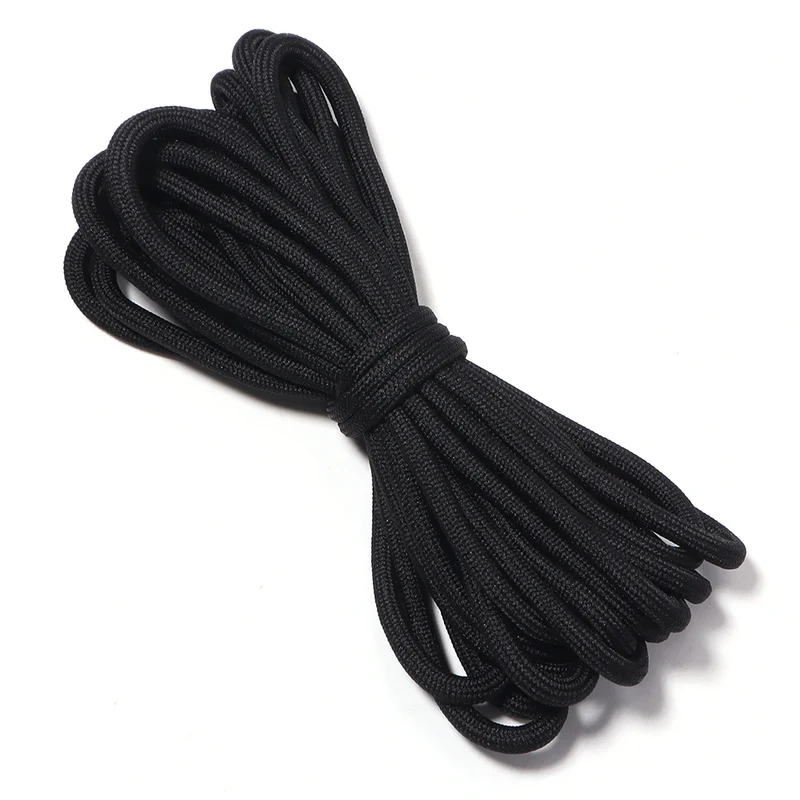 5yards/lot 5mm Colorful Polyester Braided Rope For Jewelry Making DIY Keychian Lanyard Bag Pendant Handcraft Accessories
