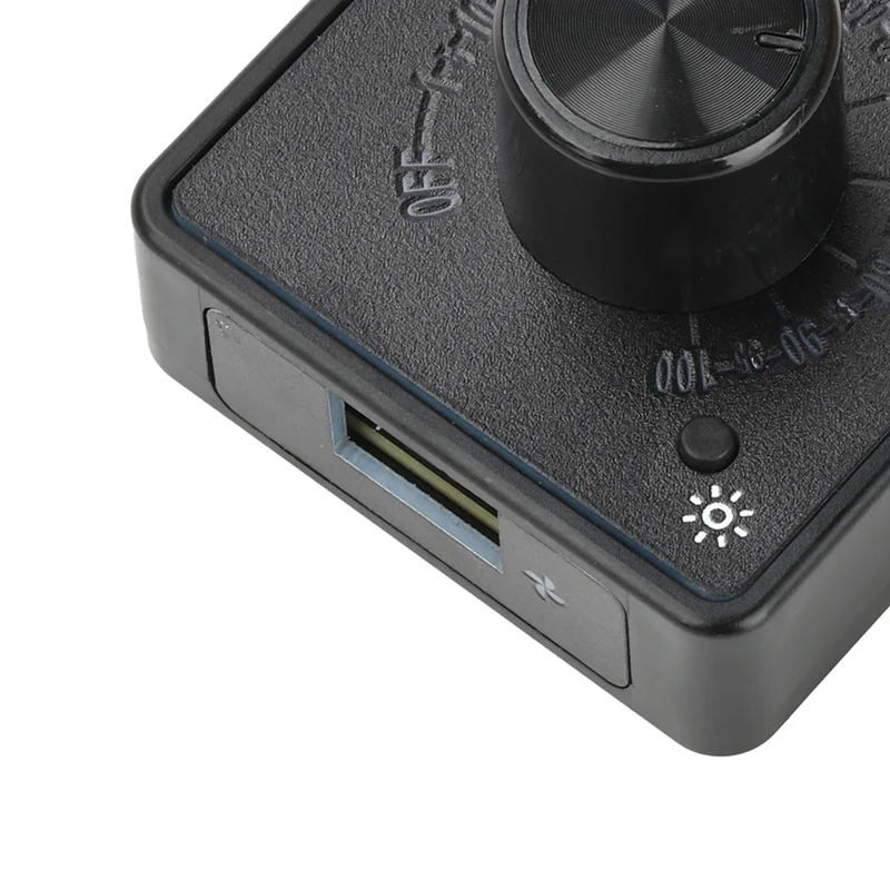 PWM Fan Controller With PD QC Fast Charging DC 12V 24V 5V Multi-Voltage Input Speed Regulator For DIY Cooling Fans