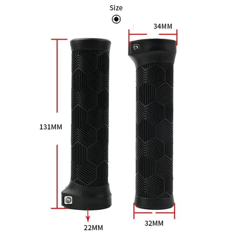 ODI Rubber Bicycle Grips 22mm Set Ergonomic MTB Handlebar Grips for Dirt Pit BMX And Mountain Bike in Purple Brown Pink Black