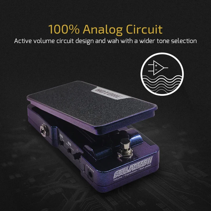 4 in 1 Switchable Wah Active Volume Passive Expression Effects Soul Press II SP-20 Pedal for keeping lossless tone